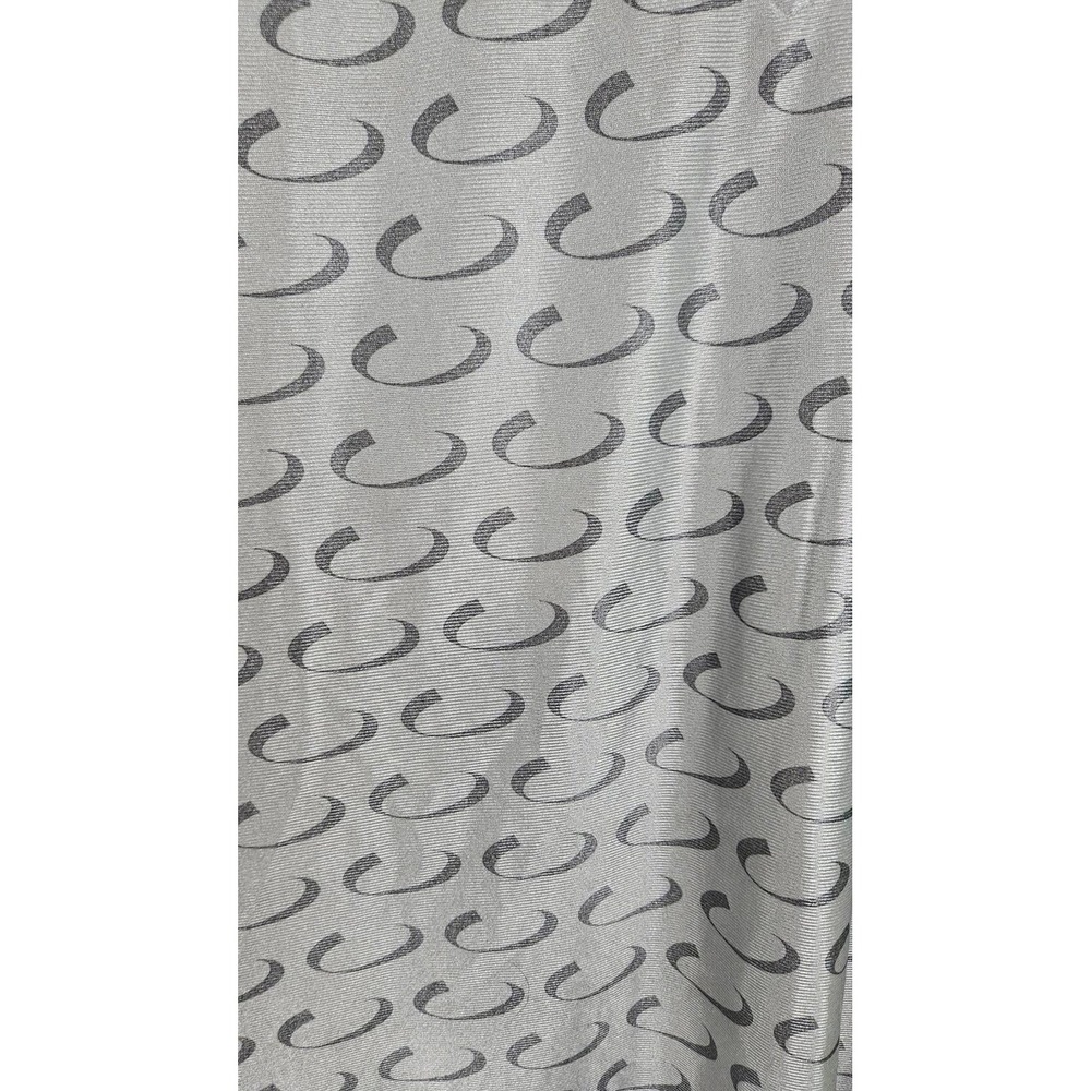 Vintage 1997 Warner Bros Studio Store Sport Polo Shirt Mens Medium Silver Grey - Picture 6 of 10